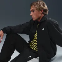 Nike Air чоловічі Woven спортивні штани колір чорний