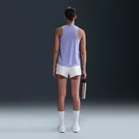 Nike One Classic жіноча Dri-FIT Tank Top колір фіолетовий
