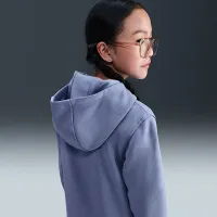 Nike Sportswear Club Fleece Big детские Pullover Толстовка с капюшоном синий