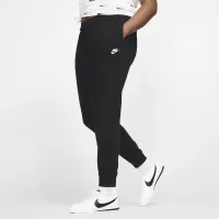 Nike Sportswear Essential жіноча Fleece Pants (великі розміри) колір чорний