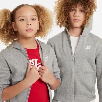 Nike Sportswear Club Fleece Big дитячі Tracksuit колір сірий