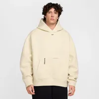 Nike Tech мужские Fleece Толстовка с капюшоном цвет коричневый