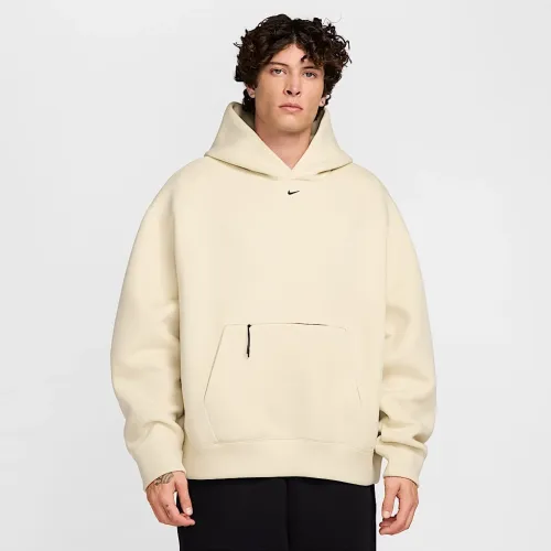 Nike Tech мужские Fleece Толстовка с капюшоном цвет коричневый