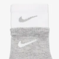 Nike Little детские Double Welt Ankle носки (3 пары) цвет черный