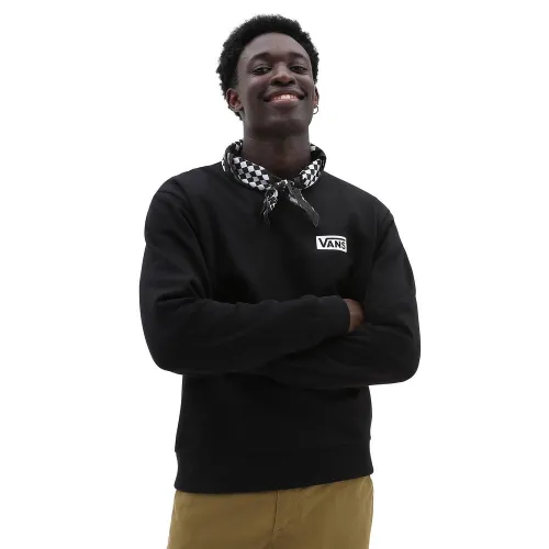 Кофта/футболка Vans Relaxed Fit Crew VN0007FPBLK1 -  Черная