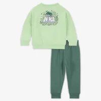 Nike Sportswear Create Your Own Adventure Baby (12-24M) French Terry Graphic Crew набор цвет зеленый