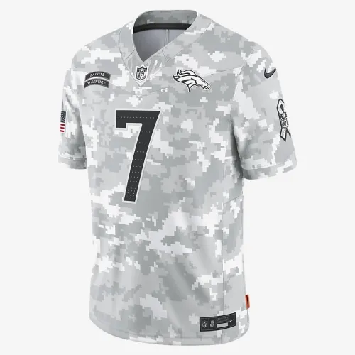 John Elway Denver Broncos Salute to Service чоловічі Nike Dri-FIT NFL Limited Jersey колір білий