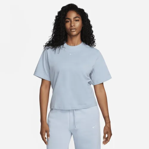Nike Sportswear Essential жіноча Boxy футболка блакитний