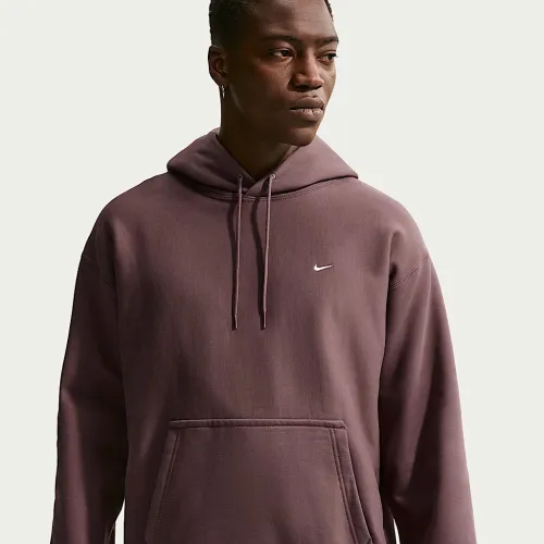 Nike Solo Swoosh чоловічі Pullover Толстовка з капюшоном колір фіолетовий