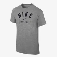 Nike Big детские Softball футболка цвет серый
