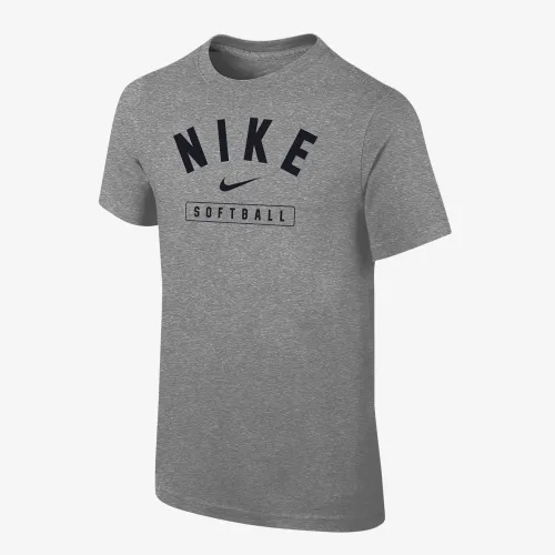 Nike Big детские Softball футболка цвет серый