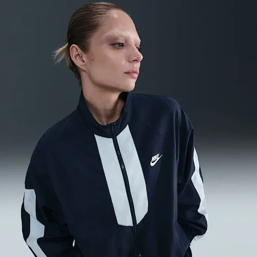 Nike Sportswear Windrunner женская оверсайз Куртка синий