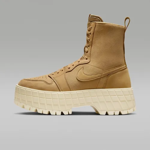 Nike Air Jordan 1 Brooklyn женская Boots цвет коричневый