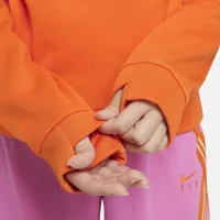 Nike Big дитячі (Girls') Therma-FIT баскетбольні Толстовка з капюшоном Orange