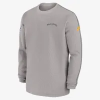 колір зелений Bay Packers Logo Coach Men’s Nike NFL Long-Sleeve Top колір сірий