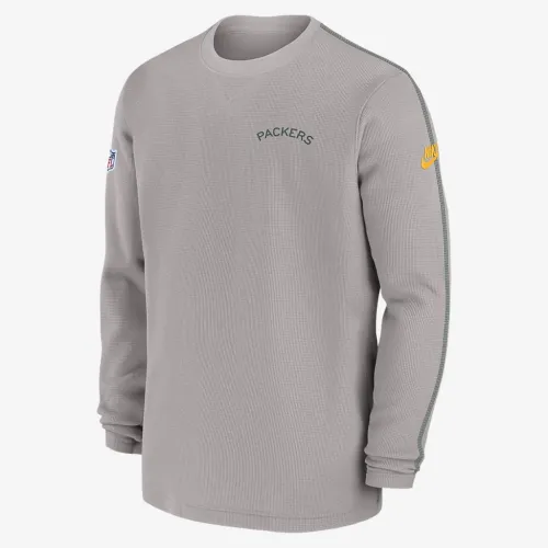 колір зелений Bay Packers Logo Coach Men’s Nike NFL Long-Sleeve Top колір сірий