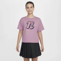Nike Sportswear Girls' футболка цвет фиолетовый