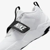 Nike Team Hustle D 12 Big детские баскетбольные Кроссовки цвет белый