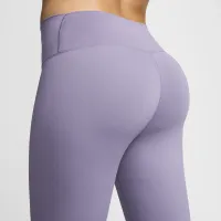 Nike One женская С высокой Талией Crop лосины цвет фиолетовый