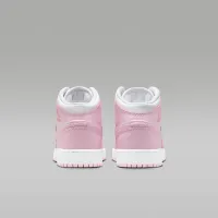 Nike Air Jordan 1 Mid Big детские Кроссовки Pink