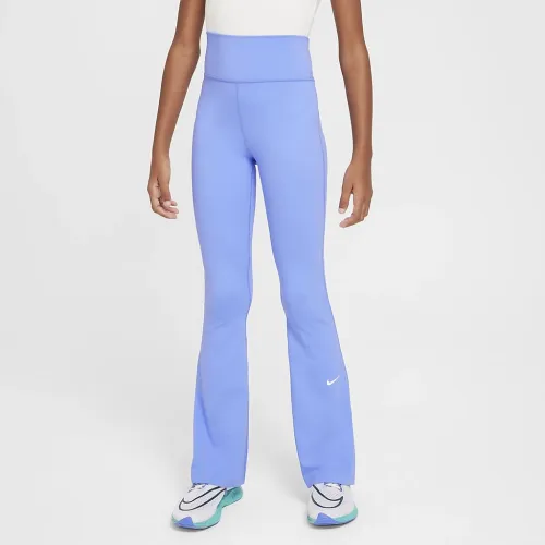 Nike One Girls' Dri-FIT Flaколір червоний лосіни блакитний