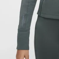 Nike Pro Girls' Therma-FIT 1/2-Zip Top колір зелений