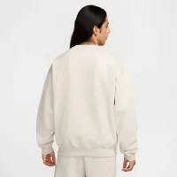 Nike Solo Swoosh мужские Fleece Crew цвет серый