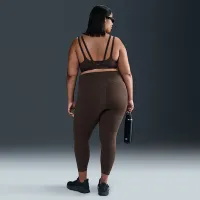 Nike Zenvy жіноча Gentle-Support З високою талією 7/8 лосіни (великі розміри) колір коричневий