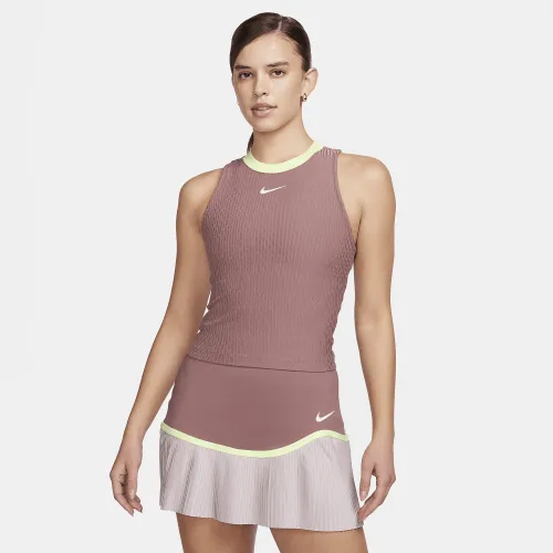 NikeCourt Slam женская Dri-FIT Tennis Tank Top цвет фиолетовый