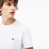 Футболка Lacoste Crew Neck Pime хлопковыеJersey TH6709-001 - Белая