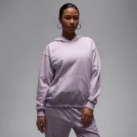 Nike Jordan Brooklyn Fleece жіноча Pullover Толстовка з капюшоном колір фіолетовий