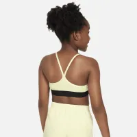 Nike Indy Big дитячі (Girls') Sports Bra колір зелений