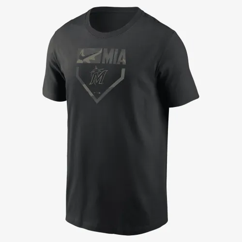 Miami Marlins Camo чоловічі Nike MLB футболка колір чорний