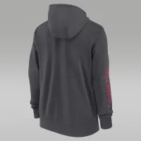 Nike Oklahoma Sooners Sideline Team Issue чоловічі Jordan College Full-Zip Толстовка з капюшоном колір сірий