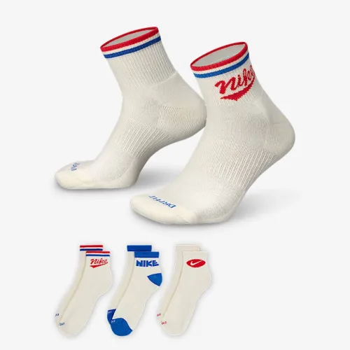 Nike Everyday Plus Ankle носки (3 пары) многоцветный