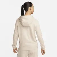 Nike Sportswear Club Fleece жіноча Толстовка з капюшоном колір коричневий