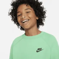 Nike Sportswear Tech Fleece Big дитячі (для хлопчиків) світшот колір зелений
