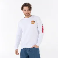 Кофта/футболка Alpha Industries NASA Davinci 13630309 - Белая