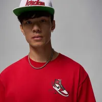 Nike Jordan AJ1 мужские футболка цвет красный