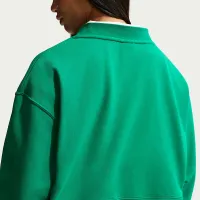 Nike Sportswear Club Fleece жіноча Loose Cardigan колір зелений