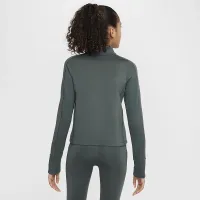 Nike Pro Girls' Therma-FIT 1/2-Zip Top колір зелений