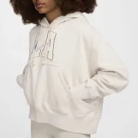Nike Sportswear Phoenix Fleece женская Over-оверсайз Толстовка с капюшоном цвет коричневый