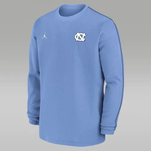 North Carolina Tar Heels Sideline Coach чоловічі Nike College Long-Sleeve Top блакитний