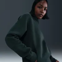 Nike Sportswear Tech Fleece женская Толстовка с капюшоном цвет зеленый