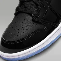 Nike Air Jordan 1 Mid SE Big детские Кроссовки цвет черный
