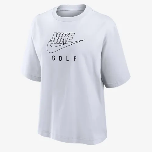 Nike Swoosh жіноча для гольфу Boxy футболка колір білий