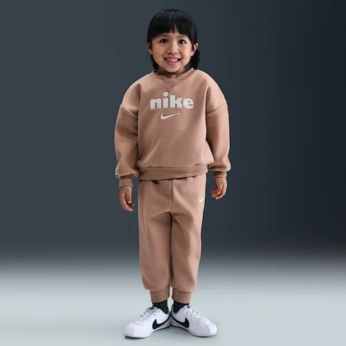 Nike Cozy Comfort Toddler 2-Piece Crew набор цвет коричневый