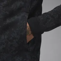 Nike Jordan Dri-FIT Sport Air Fleece мужские Full-Zip Толстовка с капюшоном цвет черный