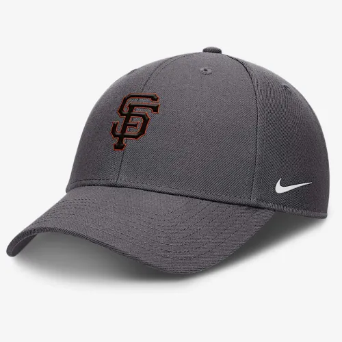 San Francisco Giants Club чоловічі Nike Dri-FIT MLB Adjustable Hat колір сірий