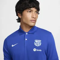 FC Barcelona The Nike Polo чоловічі Nike Dri-FIT Soccer Polo блакитний